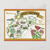  Welkom in West Virginia Briefkaart (Voorkant)