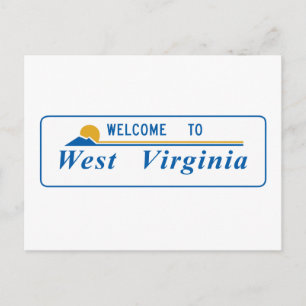 Welkom in West Virginia - Verenigde Staten Briefkaart