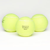 "Welkom in Wimbledon West!" Tennisballen (Multi)