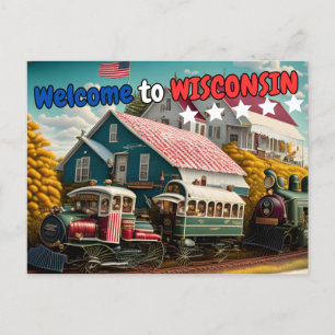 Welkom in Wisconsin, Briefkaart voor Postkruising