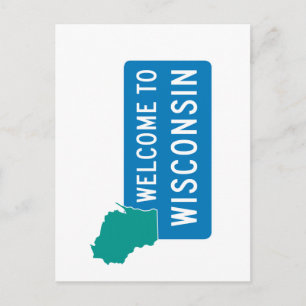 Welkom in Wisconsin - Verenigde Staten Briefkaart
