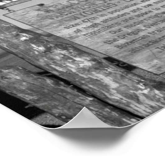 Welkom in Wyoming 1959 Poster (Hoek)