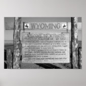 Welkom in Wyoming 1959 Poster (Voorkant)