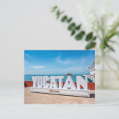 Welkom in Yucatán Briefkaart (Staand voorkant)