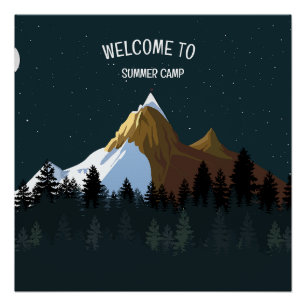 Welkom in zomerkamp, fotograaf perfect poster