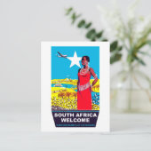 Welkom in Zuid-Afrika Briefkaart (Staand voorkant)