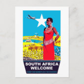 Welkom in Zuid-Afrika Briefkaart (Voorkant)