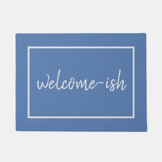 "Welkom-ish" Funny Introvert Antisocial door Mat (Voorkant)