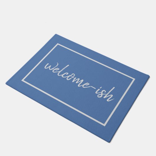 "Welkom-ish" Funny Introvert Antisocial door Mat (Schuin)