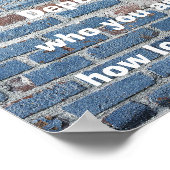 "welkom...ish " grappig " welkomstteken poster (Hoek)