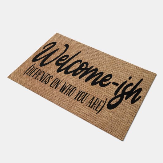 Welkom Ish Housewarming Gift Welkom Weddenschap Gi Deurmat (Schuin)
