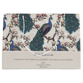 Welkom Ivoor Bloemen Pauw Groot Cadeauzakje (Voorkant)