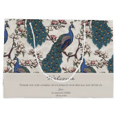 Welkom Ivoor Bloemen Pauw Groot Cadeauzakje (Achterkant)