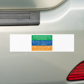 Welkom je buren - Spaans Engels Arabisch Bumpersticker (Op auto)