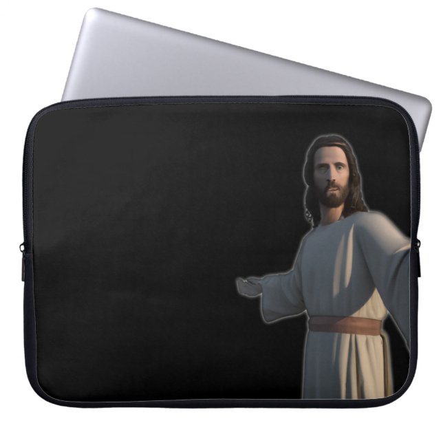 Welkom Jezus Christus Christelijke Kerk Laptop Sleeve (Voorkant)