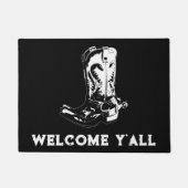 Welkom jullie cowboylaarzen deurmat (Voorkant)