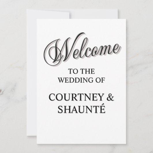 Welkom Kaart (Voorkant)