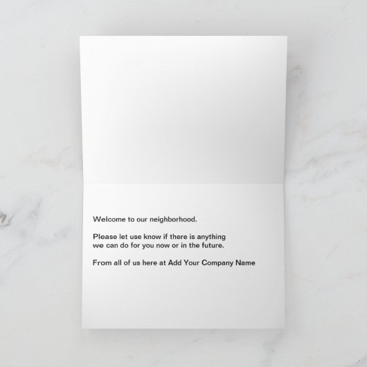 Welkom Kaarten voor onroerend goed (Binnen)