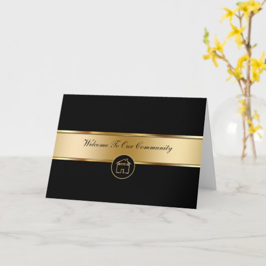 Welkom Kaarten voor onroerend goed (Gele Bloem)