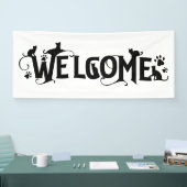 Welkom kat banner (Beurs)