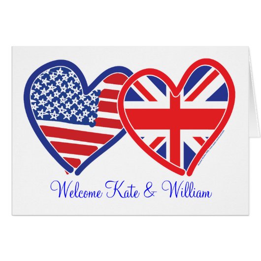 Welkom Kate & William/ Royal Wedding (Voorkant Horizontaal)