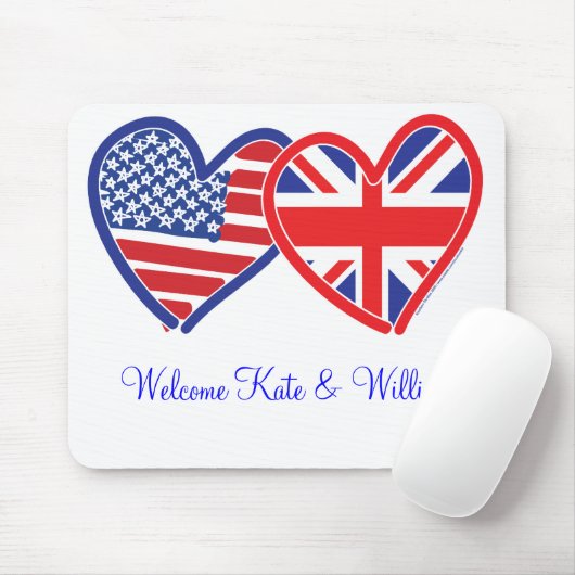 Welkom Kate & William/ Royal Wedding Muismat (Met muis)