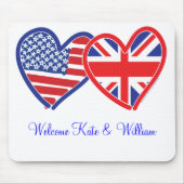 Welkom Kate & William/ Royal Wedding Muismat (Voorkant)