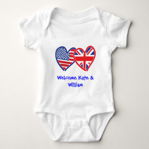 Welkom Kate & William/ Royal Wedding Romper