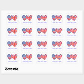 Welkom Kate & William/ Royal Wedding Vierkante Sticker (Vel)