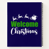 Welkom Kerst-85101 Notitieboek (Achterkant)