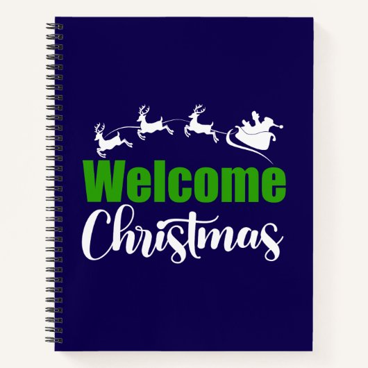 Welkom Kerst-85101 Notitieboek (Voorkant)