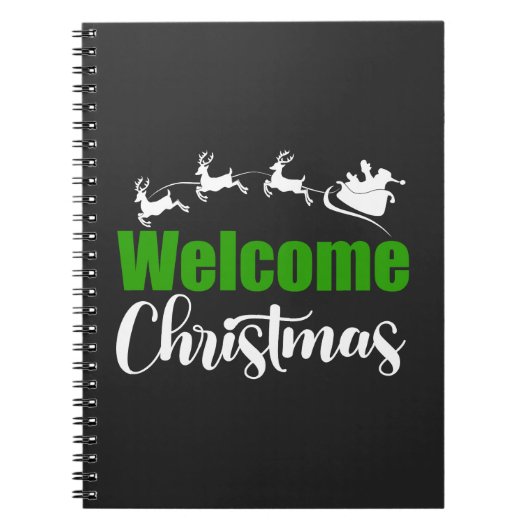 Welkom Kerst-85101 Notitieboek (Voorkant)