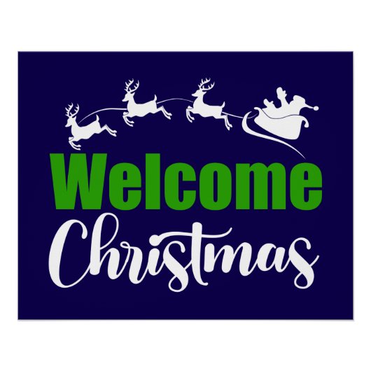 Welkom Kerst-85101 Perfect Poster (Voorkant)