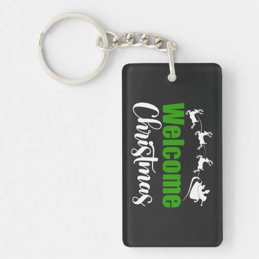 Welkom Kerst-85101 Sleutelhanger (Voorkant)