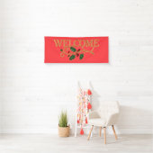 Welkom kerst gast  spandoek (Insitu)