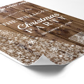 Welkom kerstboom feestdag feestdag feestelijke fee poster (Hoek)