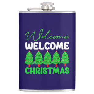 Welkom Kerstboom Vakantiedesign-85600 Heupfles