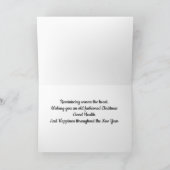 Welkom kerstKaart Feestdagen Kaart (Binnen)