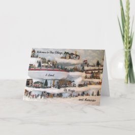 Welkom kerstKaart Feestdagen Kaart