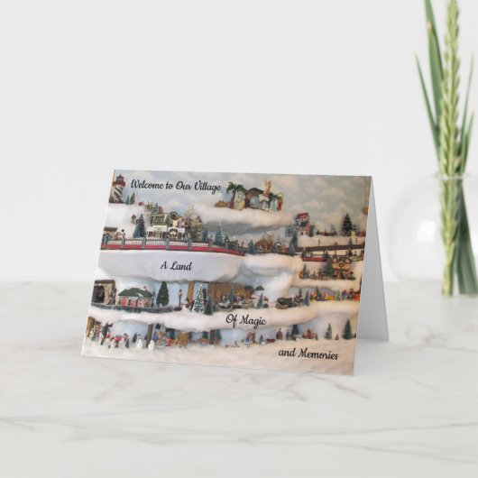 Welkom kerstKaart Feestdagen Kaart (Voorkant)