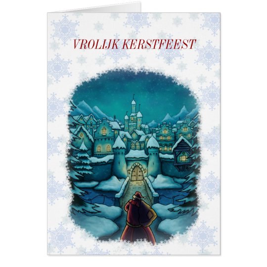 welkom kerstman kerstkaart nl kaart