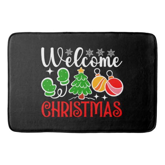 Welkom Kerstmis-23758 Badmat (Voorkant)