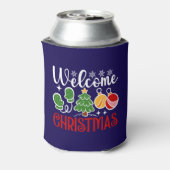 Welkom Kerstmis-63758 Blikjeskoeler (Blikje Achterkant)