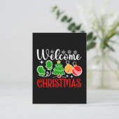 Welkom Kerstmis-63758 Briefkaart (Staand voorkant)