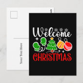 Welkom Kerstmis-63758 Briefkaart (Voorkant / Achterkant)