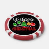Welkom Kerstmis-63758 Poker Chips (Enkel)