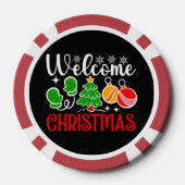 Welkom Kerstmis-63758 Poker Chips (Achterkant)