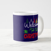 Welkom Kerstmis-84964 Grote Koffiekop (Voorkant rechts)