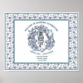 Welkom kerstNutkraker Wreath Weddenschap Poster (Voorkant)