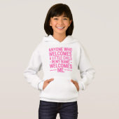 Welkom Kids Cozy Hoodie Ontwerp (Voorkant volledig)